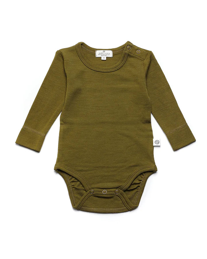 Lille barn wollen romper lange mouwen