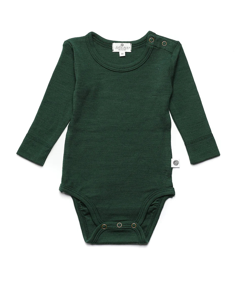 Lille barn wollen romper lange mouwen