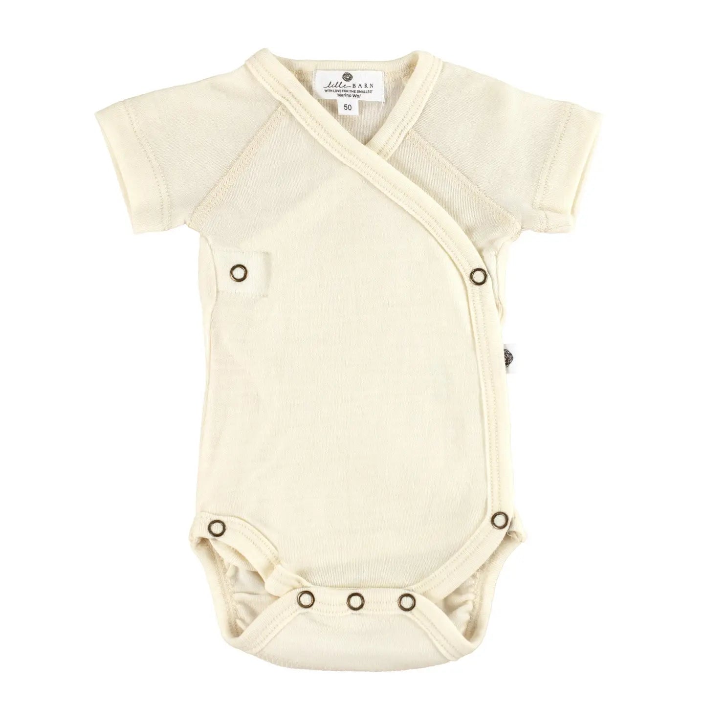 Merino wollen romper korte mouw